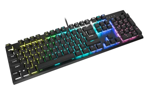 Klawiatura mechaniczna Corsair K60 RGB PRO - Cherry MX Viola