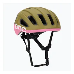 Kask rowerowy POC Amidal olivine green matt/thulite pink matt