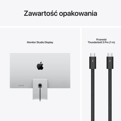 Monitor Apple Studio Display 2026 MFF14RC/A 27" 5K 60Hz Szkło nanostrukturalne Podstawka z regulacją pochylenia