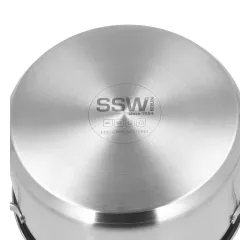 Garnek ze stali nierdzewnej z pokrywką SSW COMFORT 6,1 l