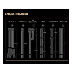 Zasilacz ASrock Challenger CL-750G 750W 80+ Gold Czarny
