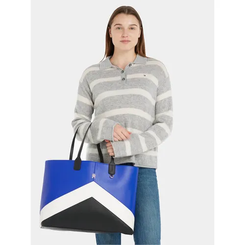 Сумка Tommy Hilfiger Iconic Tommy Tote Chevron AW0AW15204 Chevron 0gz