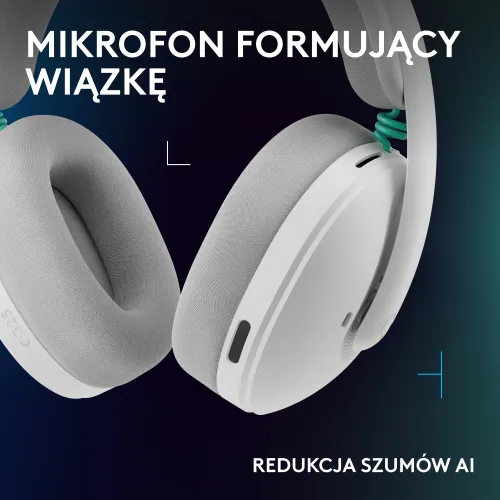 Słuchawki LOGITECH G325 Lightspeed Biały Bezprzewodowe, Nauszne