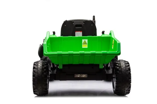 Traktor Na Akumulator Dla Dziecka Hc-306 24V 2X95W Przyczepa Eva LED Pilot