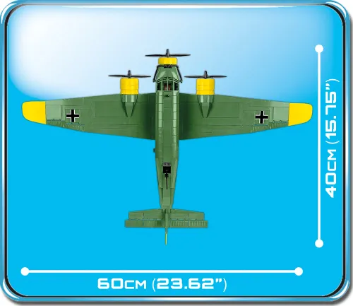 Klocki Cobi Historical Collection WWII Junkers JU 52/3M