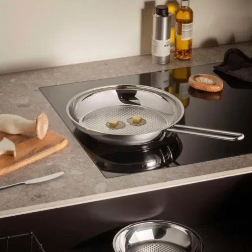 EVA TRIO Honeycomb 20 cm - patelnia ze stali nierdzewnej