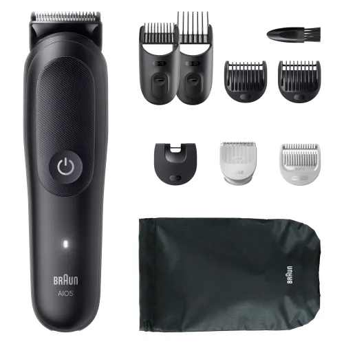Trymer Braun AIO5540 7 nasadek 120min