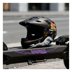 Kask KAMIKAZE Ronin Czarny Full Face (rozmiar L)