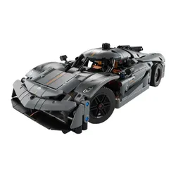 LEGO Technic 42173 серый гиперкар Koenigsegg Jesko Absolut