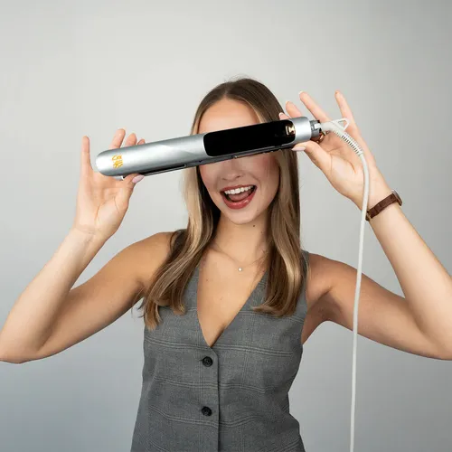 Prostownica SKINVIBE Astra SteamPlasma Srebrny