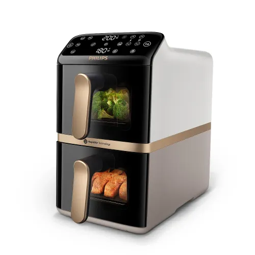 Air fryer Philips Ovi Dual Basket NA462/80 2750W 10l Aplikacja mobilna