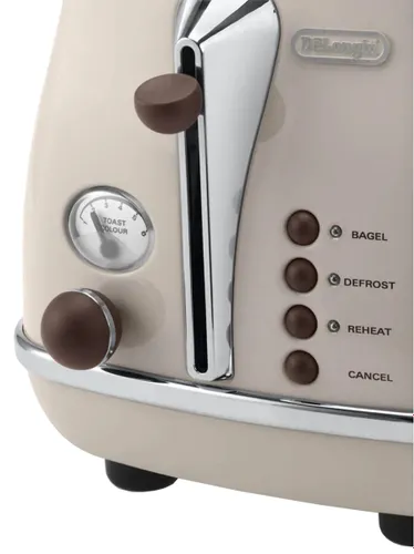 Toster DELONGHI Icona Vintage CTOV2103.BG Beżowy