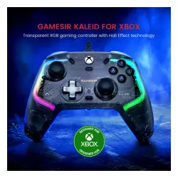 Геймпад GameSir HRG7113 Kaleid Wired Pad для ПК Xbox Прозрачный черный