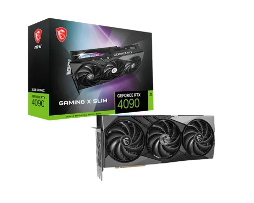 Karta graficzna MSI GeForce RTX 4090 GAMING X SLIM 24GB GDDR6X 384bit DLSS