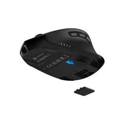 Zestaw klawiatura i mysz Natec Stingray 2 bezprzewodowa czarna