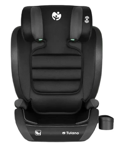 Fotelik samochodowy TULANO Joy 25 I-Size 100-150 cm (15-36 kg) Czarny-szary