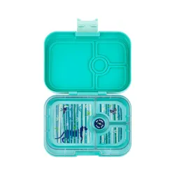 Yumbox Panino Çocuk Öğle Yemeği Kutusu 750 ml-Tropical aqua / panther tray