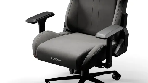 Fotel Diablo Chairs X.One Prime Normal Size Stone Gray Gamingowy Do 140kg Tkanina Ciemnoszary