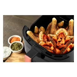 Frytkownica beztłuszczowa Air Fryer BERDSEN BD-652 5l Czarno-złoty