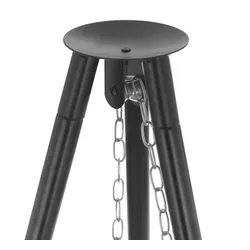 Palenisko trójnóg duży grill ogniskowy ogrodowy wiszący 2w1