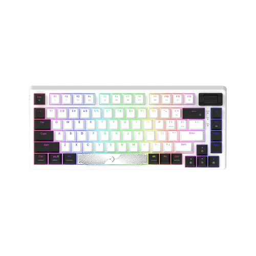 Klawiatura mechaniczna Aqirys Adara Mini HaiMu Linear Pink Czarno-biały