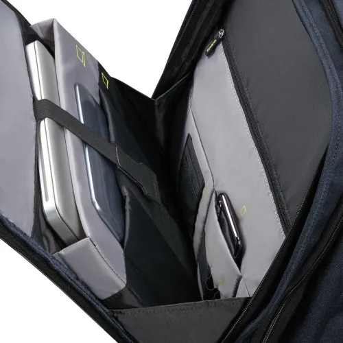 Antykradzieżowy plecak podróżny Samsonite Securipak 15,6" poszerzany - eclipse blue