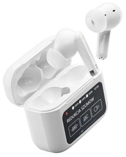 Słuchawki dokanałowe XMUSIC XTW950W ANC Biały