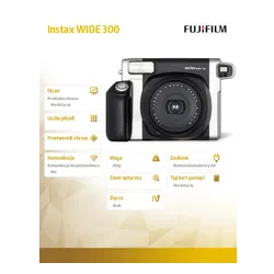 Fujifilm Instax WİDE 300 Dijital Fotoğraf Makinesi Siyah