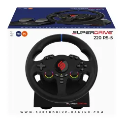 Kierownica Subsonic SuperDrive 220 RS-5 z pedałami do PS5, PC