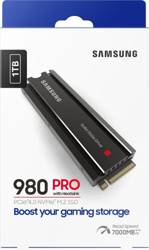 Samsung 980 PRO SSD 1 TB M. 2 2280 PCI-E x4 Gen4 NVMe SSD (MZ-V8P1T0CW)