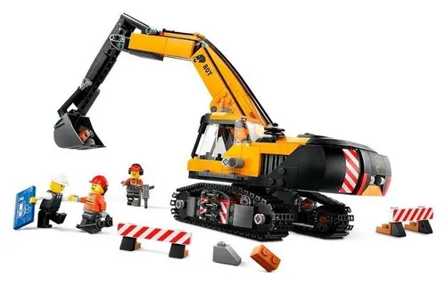 Конструктор LEGO City 60420 желтый экскаватор