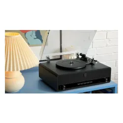 Gramofon PHILIPS TAV3000B/10 Czarny, Automatyczny, Napęd pasowy, Prędkość odtw. 33 1/3, 45, 78 obr./min