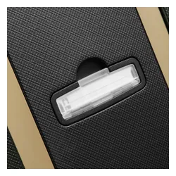 Mare XL Samsonite s ' cure DLX valiza - negru / aur delicios