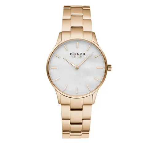 Obaku Lyng Lille V247lxvwsv Gold / White Saati