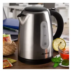 ARIETE 09 2847/00 1,7 l - czajnik elektryczny bezprzewodowy metalowy