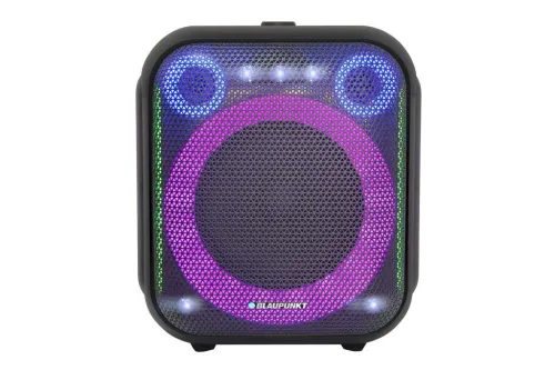 Power Audio Blaupunkt Party Box PB6LED 40W Bluetooth Radio FM Mikrofon Karaoke Czarny