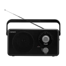 Radioodbiornik Raven ERADP003 Radio FM Czarny