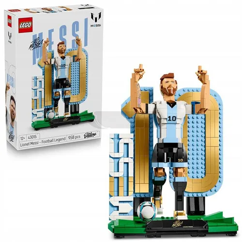 LEGO Editions 43015 Lionel Messi piłkarska legenda, zestaw klocków