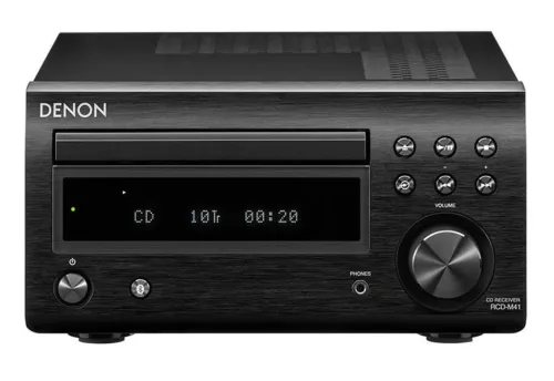 Wieża Denon D-M41 / RCD-M41 + SC-M41 60W Bluetooth Radio FM Czarny / Wiśniowy