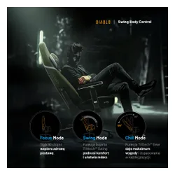 Fotel DIABLO CHAIRS X-Eye 2.0 Zielony