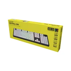 Klawiatura mechaniczna Hator Skyfall 100 Wireless Aurum Lemon Czarno-Szary