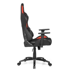 Fotel GAMVIS Phantom Large Czarny (czerwone elementy)