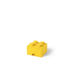 Lego 40051732 Pojemnik na klocki z szufladą 2x2 żółty