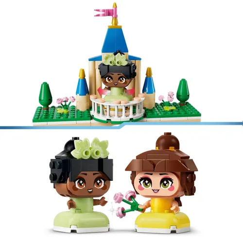 LEGO 43291 Disney Princess Mała Bella i Tiana z zamkiem