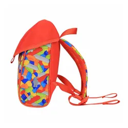 Rucsac pentru copii KIDDIEWINK LEGO-cărămizi / roșu