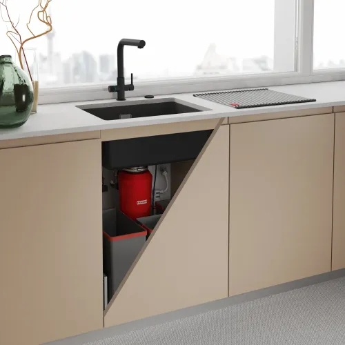 Bateria FRANKE Lina Clear Water 2.0 L 120.0730.802 Czarny mat