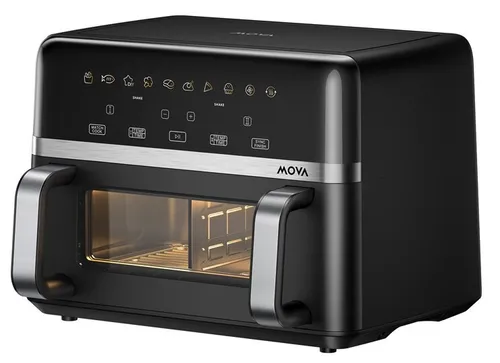 Air Fryer Frytkownica beztłuszczowa MOVA FD20S Pro Czarny 10l z okienkiem podglądu 10 programów automatycznych