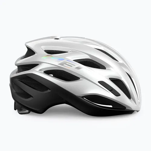Kask rowerowy MET Estro Mips white holographic matt glossy