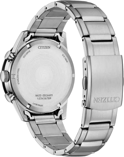 Zegarek CITIZEN Eco-Drive Modern Chrono CA4624-56L Srebrny