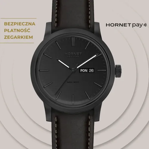 Zegarek HORNET Luna NFC 40mm Czarny